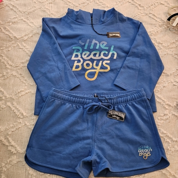 NWT Vilebrequin x The Beach Boys Hoodie and Shorts Set Size S/L - Picture 1 of 17